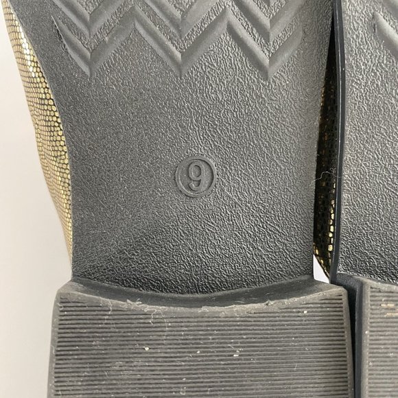 BC Shoes Vegan Mules Slides Women's 9 Slip On Metallic Modern Casual Avant Garde - Picture 15 of 16